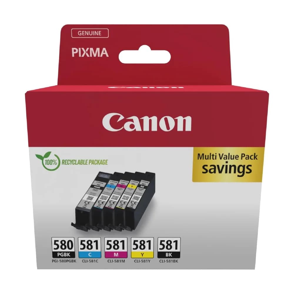 Canon PGI-580/CLI-581 PGBK/C/M/Y/BK Multipack
