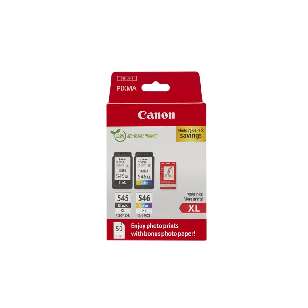 PG 545 XL/CL-546XL / 8286B012 Photo Value Pack