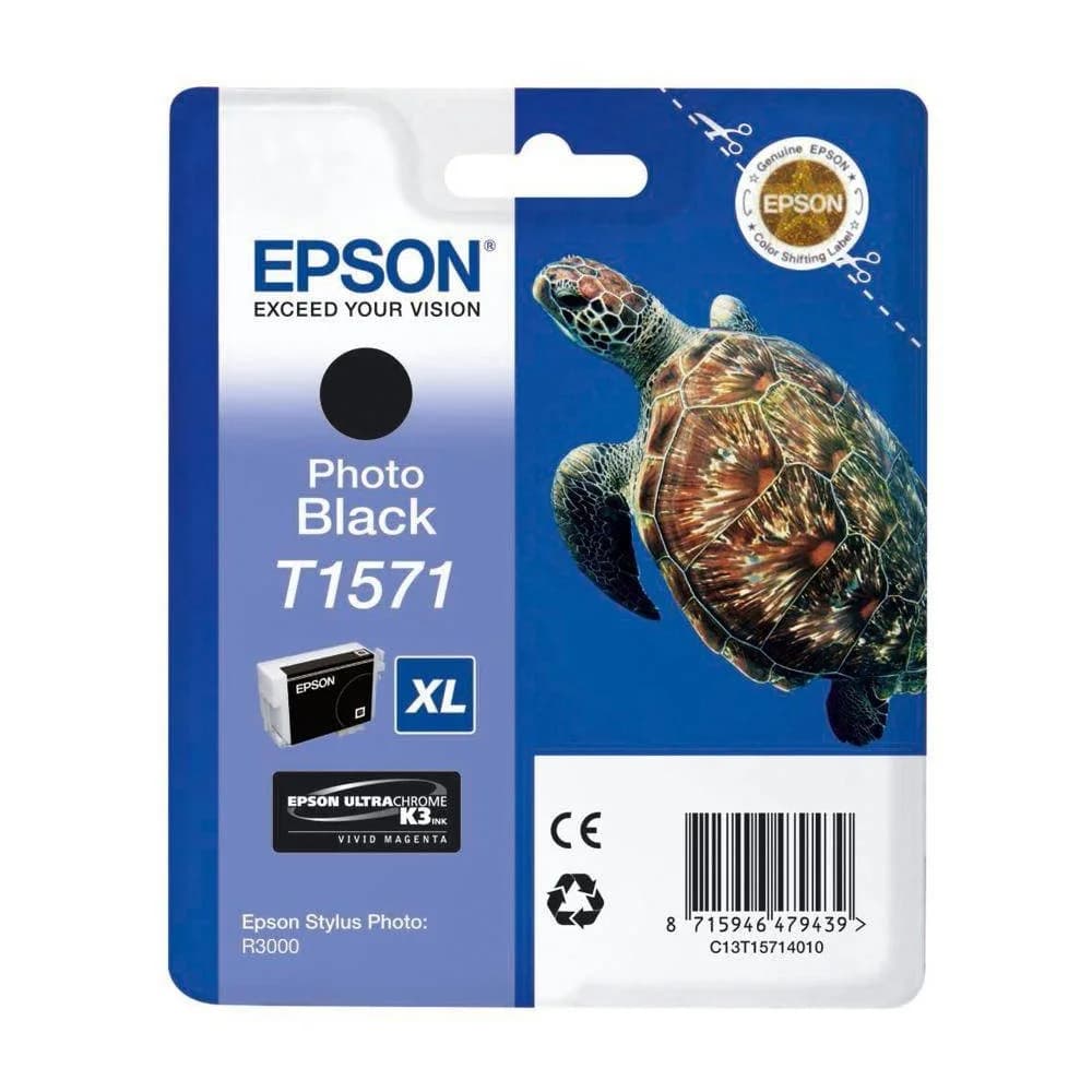 Tintenpatrone Epson T15714010 schwarz HC