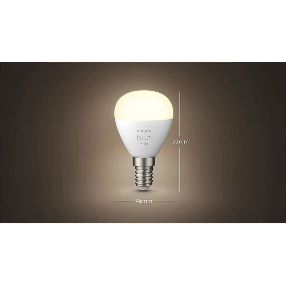 Hue White P45 E14 Luster Bulb - 2-Pack