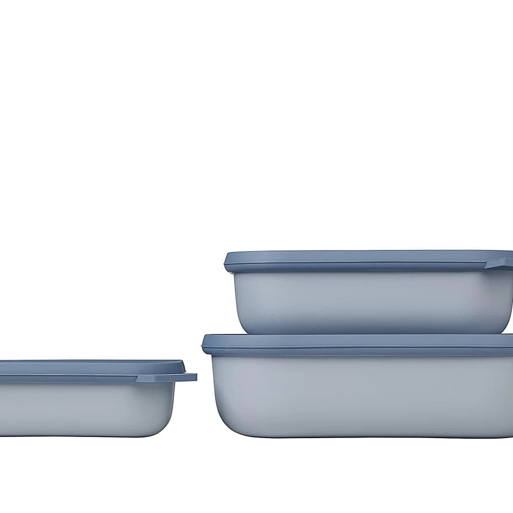MEPAL 3er-Pack Frischhaltedose »Cirqula« 0,5 / 1,0 / 2,0 l blau