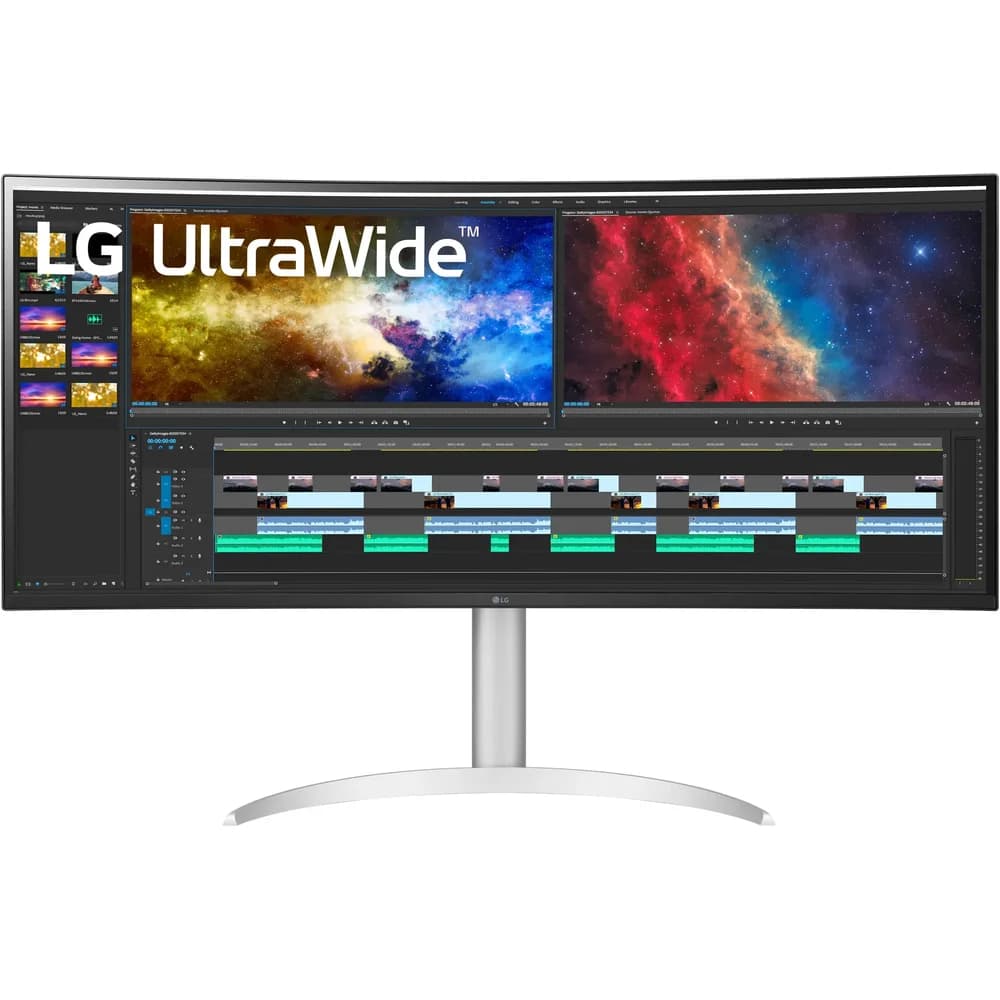 LG 38BQ85C-W (3840 x 1600 Pixel, 37.50"), Monitor, Weiss