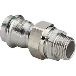 VIEGA Übergangsverschraubung AG Sanpress Inox Edelstahl 28mmx1"