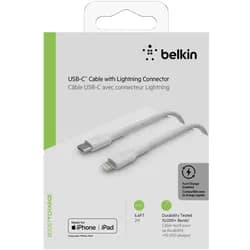 Belkin CAA004BT2MWH Lightning-Kabel 2 m Weiß