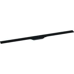 hansgrohe RainDrain Flex Duschrinne 1200mm, schwarz matt, Fertigset, kürzbar
