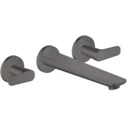 AXOR 49482340 3-Loch Fertigset Wannemisch.Wand UP - Schwarz