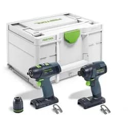 FESTOOL Schrauber- und Bohrer-Set TID 18 C 3,1-Set T18
