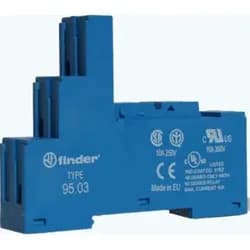 Finder Schraubfassung blau 95.03