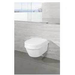 V&B Combi-Pack Wand-WC D-Flush Architectura 35x48cm, ov, Wd, waag., m Sitz, we C+
