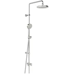 Hansa HANSABASICJET Kopfbrause-Set rund, Badarmaturen, 44380200, chrom