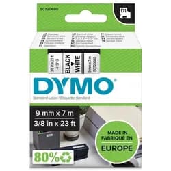 Dymo Schriftband 9mm, weiß