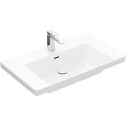 V&B Schrank-Waschtisch Subway 3.0 80x47cm, eck., m 1 HL/mit ÜL, we C-plus