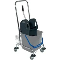 Einfachfahreimer chrom 1x27l mitPresse