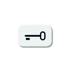 Tastersymbol "Schlüssel" (alpinweiß)