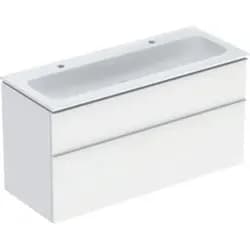 Geberit iCon Set MWT m. US, 2 Schubl. 120x63x48cm, weiß matt