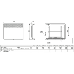 Stiebel Eltron Wandkonvektor AEG WKL 1005