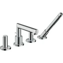 Axor Uno 4-Loch Wannenrandarmatur 45444000 chrom, mit Zerogriff