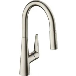 hansgrohe Talis M51 Einhebel-Küchenmischer 200, Ausziehbrause, 2jet, Edelstahl Finish