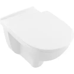 V&B Wand-WC, Tiefspüler VICARE 36x59,5cm, D-Flush, Abg. waag., we C+