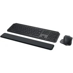 Logitech MX Keys S Combo (Eng. Int., Kabellos), Tastatur, Grau