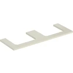 Geberit Waschtisch-Platte One 135x3x47cm, sand-grau/l hg, AS 2-fach