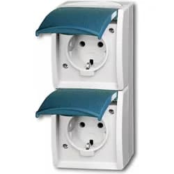 BJ 20-02 EW-53 - Schutzkontakt-Steckdose 2-fach