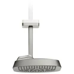 Hansgrohe AXOR ShowerSphere Kopfbrause 370/220 1jet EcoSmart mit Deckenanschluss, Brushed Nickel