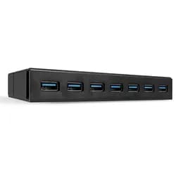 LINDY USB 3.0 Hub 7 Port mit Ladefunktion.