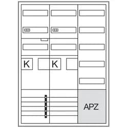 Hager Komplettschrank ZB33ET225W1T