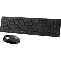Rapoo 9850M Dunkelgrau QWERTZ Kabelloses Multi-Mode-Deskset