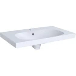 Geberit Waschtisch Acanto 75x48,2cm, m Abl, m HL, m ÜL, we. K-Tect