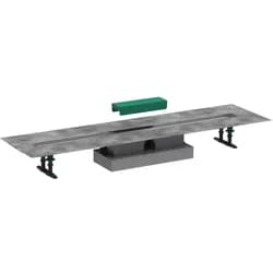hansgrohe uBox universal Komplettset 1000mm, f fl. Inst. f Duschrin. Fertigs
