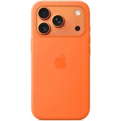 iPhone 17 Pro Silicone Case with MagSafe - Orange