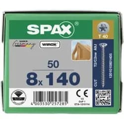 SPAX® Holzbauschrauben T40 8x140 50 St.