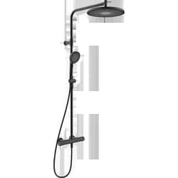 HansaAURELIA Regenbrause-Duscharmatur 4719 3-strahlig Matt-Schwarz