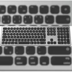 KSK-8023BTRF - Tastatur - Deutsch - Grau