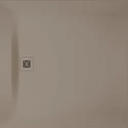 Duravit Quadrat-Duschwanne Sustano 120x120x3cm, greige matt