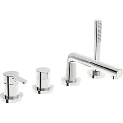 Hansa Fertigset HANSADESIGNO Style 4-L.-BW-EHM, Rosette rund, chrom