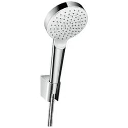 hansgrohe Brausehalter-Set Crometta EcoSmart 1600mm Schlauch, 9 l/min, weiß/chrom