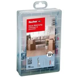 fischer EasyDIY Box Neue Wohnung, 76 Stück