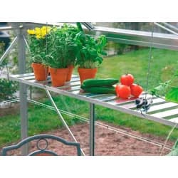 Vitavia Aluregal, abklappbar, 120x31cm, aluminium eloxiert