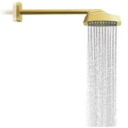 Hansgrohe AXOR ShowerSphere Kopfbrause 250/160 1jet mit Brausearm, Polished Gold Optic