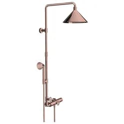 Hansgrohe Showerpipe Axor Front Polished Red Gold 26020300