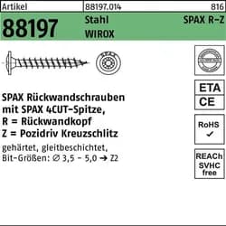 SPAX® Universalschrauben Z2 4x25 3000 St.