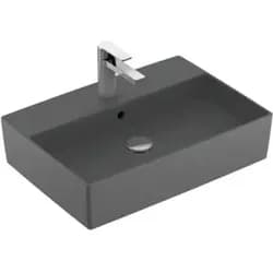 V&B Aufsatzwaschtisch Memento 2.0 Hahnl., m ÜL, graphite C-plus, 60x42cm