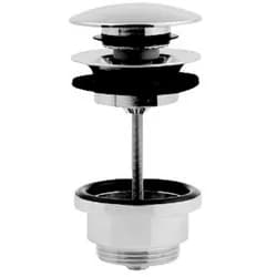 Keuco Ablaufgarnitur Push-Open, G 1 1/4, Aluminium-finish