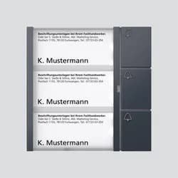 Siedle&Söhne Tasten-Modul TM 612-3 AG