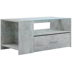 Couchtisch Tindala Beton-Optik mit Stauraum
