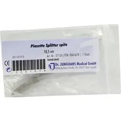 Pinzette Splitter spitz 10,5 cm