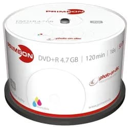 PRIMEON DVD+R 50 Stück Spindel